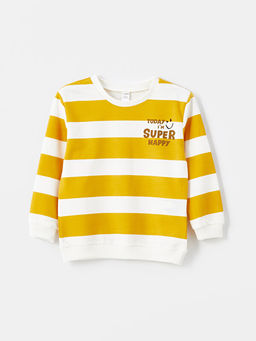 Bask?l? Uzun Kollu Erkek Bebek Sweatshirt 2li - Waikiki фото 3