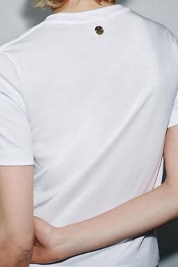 LABEL SHORT SLEEVE T-SHIRT - Zara фото 2