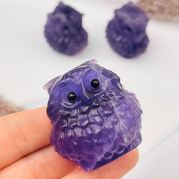 Фигурка резная Сова из Флюорита
