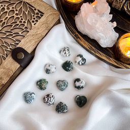 Сердце из Агата мохового