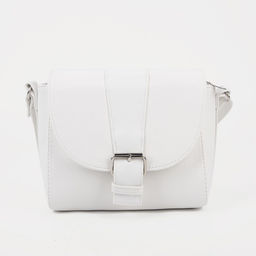 Сумка-мессенджер на магните, цвет белый