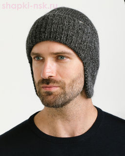 236 T Ушанка мужская флис (56-58)