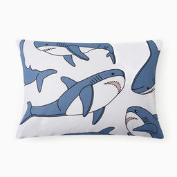 Наволочка «Этель» Funny shark, 50×70 см, бязь, хлопок 100%
