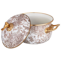 НАБОР ПОСУДЫ LEFARD СЕРИЯ ROYAL GARDEN 6ПР: КАСТРЮЛИ 2,1Л+2,8Л (16+18СМ) И КОВШ 0,9Л (14 СМ)  фото 5