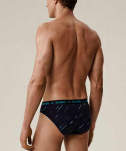 ATLANTIC 3MP-207 Трусы спорт Light - набор 3 шт. темно-синий фото 3