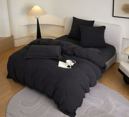 КПБ Mency Winni Бархатный Сатин на резинке по кругу MENBSR13 Евро