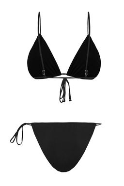 TRENDYOLMILLA Soyut Desenli Ucgen Baglamal? High Leg Brazilian Bikini Tak?m? TBESS22BT0046 фото 7