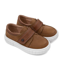 УЦЕНКА! Полуботинки детские 34001 кожа, НАРЦИСС олива,р25