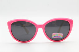 Солнцезащитные очки Feillis Polarized (детские) 66638 50-16-130 розов. с белыми дужками