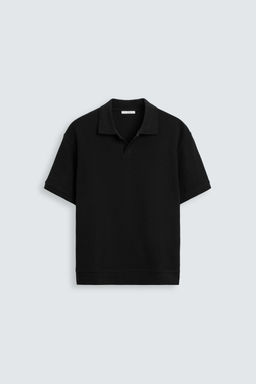 VERTICAL TEXTURED POLO SHIRT - Zara фото 6