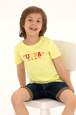 U. S. Polo Assn Детская светло-желтая футболка с круглым вырезом - U.s. polo assn фото 13
