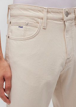 London Akdeniz Ekru Jean Pantolon - Mavi фото 6