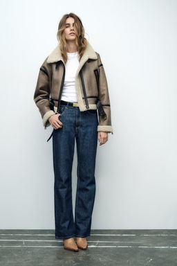 DOUBLE-FACED SHORT JACKET - Zara фото 14