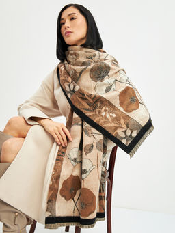 в СОСТАВЕ ШЕРСТЬ и КАШЕМИР Большой, мягкий, теплый однотонный двусторонний палантин.