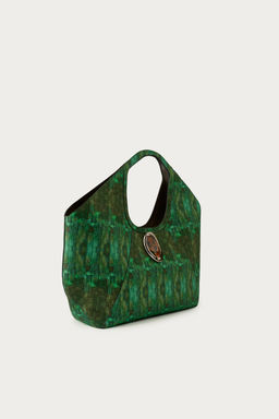 MAXI SHOPPER ESTAMPADO MARISA BERENSON X ZARA / Verde фото 2
