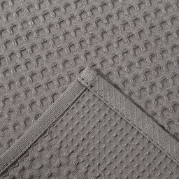 Полотенце Доляна цв. серый 35х60 см, 100% хл., крупная вафля 220 г/м2  фото 7