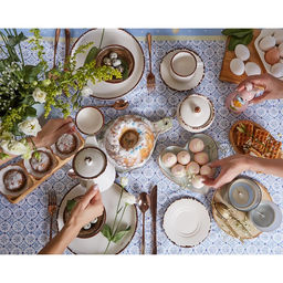 Скатерть «Этель. Пасхальные радости», 110×147 см, 100% хлопок, саржа 190 г/м²