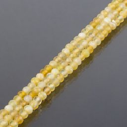 Бусины для украшений из Опала желтого огранка 40 см