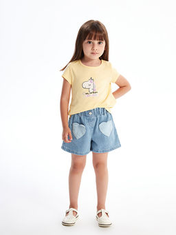 Beli Lastikli Nak??l? K?z Bebek Jean ?ort - Waikiki фото 2