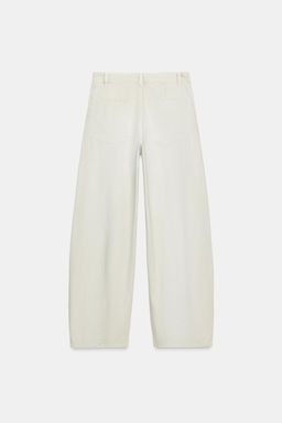 PANTAL?N BALLOON PINZAS / verde lavado - Zara фото 7