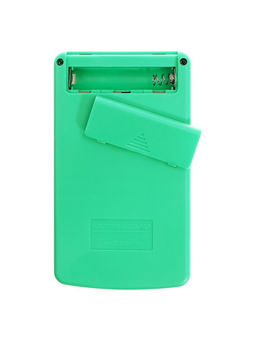 Калькулятор инженерный 10-разрядный, корпус белый, с зелеными кнопками