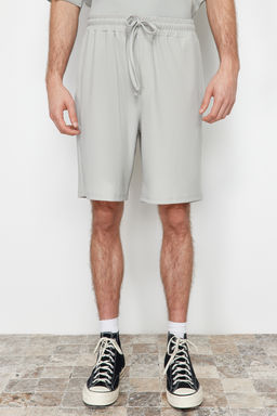 Tas Oversize/Genis Kesim Dokulu K?r?smaz Ottoman Sort TMNSS24SR00037