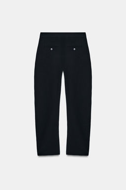 PANTAL?N BARREL TIRO MEDIO / Negro - Zara фото 9