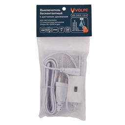 USN-Q850 150W/2P/2M WHITE Выключатель бесконтактный для подключения светильников ULI-Q150, ULI-Q950 к сети 220В. Провод 200 см, 2 контакта. Цвет белый. TM Volpe