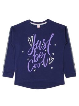 CRB wear/CWJ 62228 Джемпер для девочки, темно-синий/Ex.Cherubino