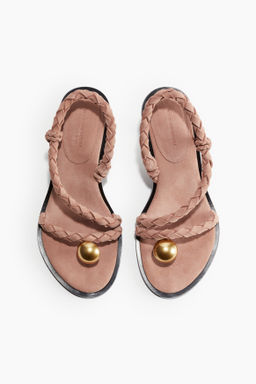 Sandalias de ante con tac?n - H&m фото 4