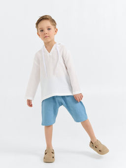 Шорты муслиновые Деним - Bungly фото 6