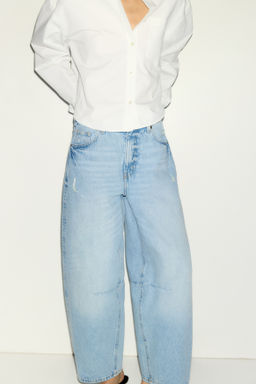 Barrel High Waist Ankle Jeans - H&m фото 6