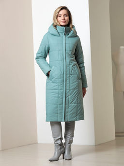 25417 Пальто св.зеленый - Dizzyway фото 4