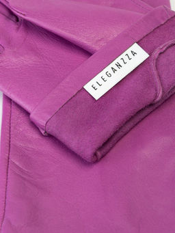 Перчатки женские б/п IS00410 lilac - Eleganzza фото 10
