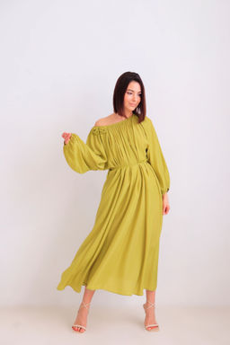 Martichelli Платье в цвете лайм фото 5