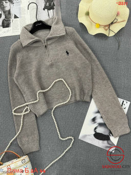 Удлиненный oversize свитер с удобной горловиной на молнии - Bruno фото 2