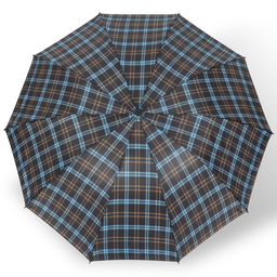 Зонт механический «Клетка», 4 сложения, 10 спиц, R=52/60 см, d=104 см, МИКС