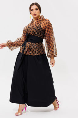 Костюм Anastasia 1162.1 кофе/черный