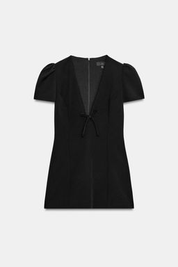 VESTIDO MINI LAZO / Negro - Zara фото 6