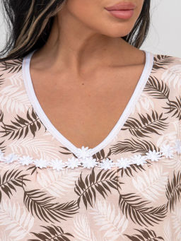 Ночная сорочка женская, цвет оранжевый