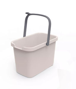 Ведро 9,5л прямоугольное Smart бежевый