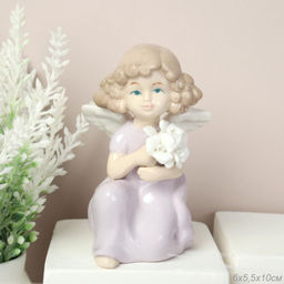 Фигурка Ангел 13 см / ARJ-525-4 /уп 72/фарфор