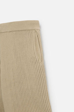 RIBBED RELAXED FIT BERMUDA SHORTS - Zara фото 9