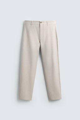 PANTAL?N CHINO ESTRUCTURA CONFORT / Beige claro - Zara фото 7