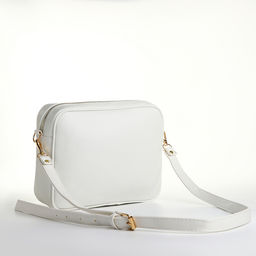 Сумка женская кросс-боди TEXTURA на молнии, 22×8×17 см, белая