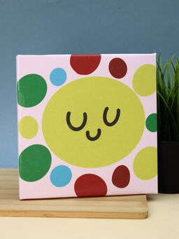 Картина из помпонов на подрамнике Draw Me! Sun, (20 х 20 см)