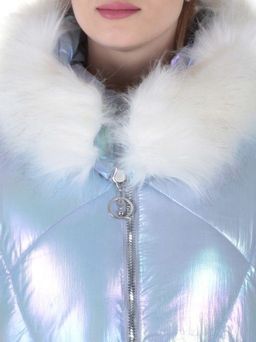 1920 LT. BLUE Куртка зимняя облегченная женская Moki - Фабричный китай фото 5