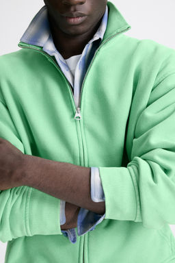 Chaqueta sudadera boxy con cremallera Loose Fit - H&m фото 7