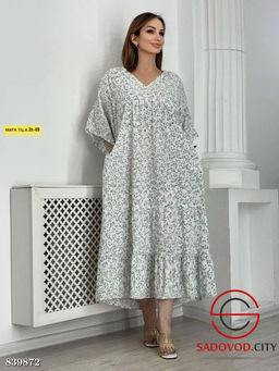 Платье женское с принтом - Bruno фото 4