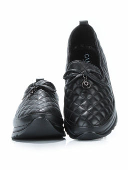 03-5016-3 BLACK Полуботинки женские (натуральная кожа)